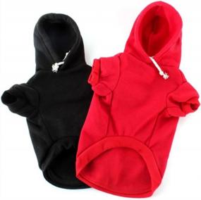 img 2 attached to JIEYA Small Dog Hoodie Pet Prince Crown Printed Sweatshirt Pullover Coat For Puppy