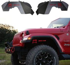 img 4 attached to JROAD Compatible Wrangler 2018 2021 Aluminum