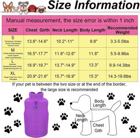 img 3 attached to 🐶 Dog Fleece Vest Pullover for Cold Weather – Warm Pet Sweater with Leash Ring, Cozy Jacket for Small Cats and Dogs (Dark Colors, Size Small)