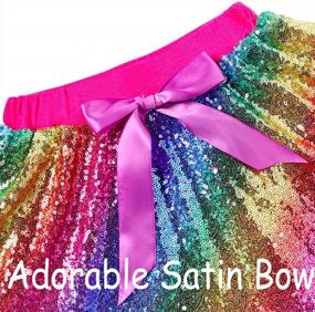 img 1 attached to Cilucu Baby Girls Sequin Skirts: Perfect For Birthday Parties & Princess Dress-Ups!