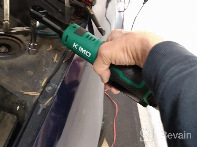 img 1 attached to KIMO 20V Cordless Impact Wrench Kit - 1/2" High Torque, 3000 In-Lbs & RPM, Battery Driver With Fast Charger LED Light 7 Sockets review by Steve Washington