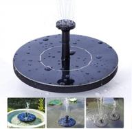 add a touch of nature to your garden with a solar-powered bird bath fountain pump logo