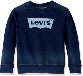 img 2 attached to Levis Boys Crewneck Sweatshirt for Revolver Boys' Clothing, offered by Fashion Hoodies & Sweatshirts