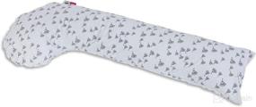 img 4 attached to 🦔 Premium Grey Hedgehogs Pregnancy Pillow - Full Body Maternity Pillow for Optimal Support – Ideal for Parental and Postnatal Positioning with Removable Cover