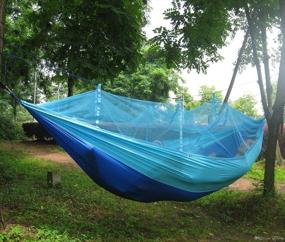 img 1 attached to Lightahead Hammock With Removable Mosquito Net - Your Ultimate Camping And Travel Companion