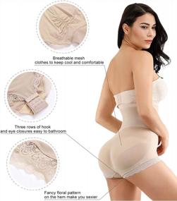 img 1 attached to XXL Черный Бесшовный Корректирующее Белье с Открытым Бюстом Body Shaper Butt Lifter Faja Для Женщин от MASS21