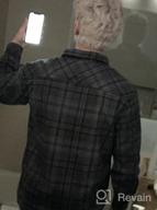 img 1 attached to Checkered Flannel Shirt Jacket For Men With Soft Velvet Lining By Gioberti review by Dave Calabro