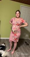 img 1 attached to MUSIDORA Solid & Floral Maternity Dress: Stylish Comfort For Casual Wear Or Baby Shower review by Chris Lacasse