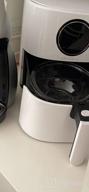 img 1 attached to CROWNFUL 5 Quart Air Fryer With LCD Digital Touch Screen And 7 Cooking Presets - Oilless Cooker With 53 Recipes, Nonstick Basket, 1500W ETL Listed (Black) review by Gregory Abercrombie