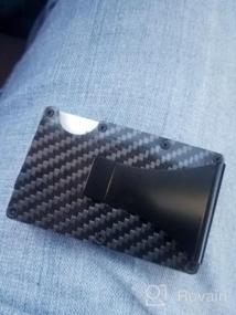 img 6 attached to Slim Organizer Wallet made with Carbon Fiber