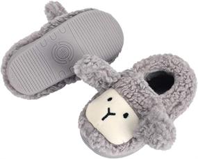 img 1 attached to ESTAMICO Toddler Slippers: Outdoor and Household Boys' Shoes via Slippers+