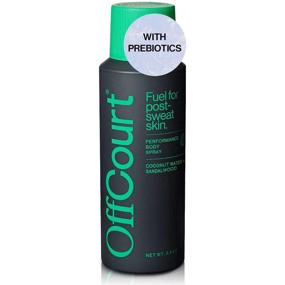 img 4 attached to Stay Fresh And Confident All Day With OffCourt Natural Body Spray For Men- Aluminum-Free With Prebiotics, Bold Coconut Water And Sandalwood Scent, 3.4 Ounce (Pack Of 1)