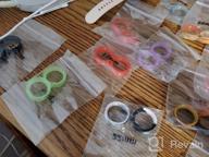 img 1 attached to Complete Set Of Ear Tunnels And Plugs: WBRWP Double Flared Hollow Hard/Soft Silicone Ear Gauges With Ear Expander Stretcher Body Piercing Jewelry In Multiple Sizes review by Ryan Maruffo