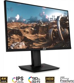 img 3 attached to 🖥️ ASUS Monitor FreeSync DisplayPort Renewed 28" with Adjustable Pivot, Tilt, and Height – HD/4K Display