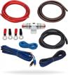upgrade your sound with installgear dual 8 gauge amp wiring kit featuring true spec soft touch wire - ideal for amplifier and subwoofer installation with 8 gauge wire. logo