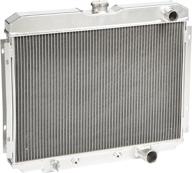 🏎️ high performance dna motoring tri core aluminum racing radiator for mustang/cougar xr7, fairlane/ranchero - 3-row, 24" x 16.25" x 2.25 logo