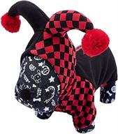 🐶 winter hooded warm pet apparel: stylish and cozy dog clothes for small to medium sized dogs - perfect for indoor & outdoor use, christmas party cosplay (size l) логотип