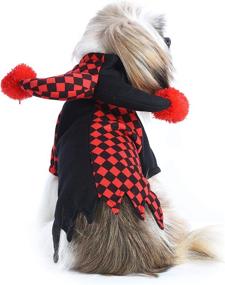 img 1 attached to 🐶 Winter Hooded Warm Pet Apparel: Stylish and Cozy Dog Clothes for Small to Medium Sized Dogs - Perfect for Indoor & Outdoor Use, Christmas Party Cosplay (Size L)