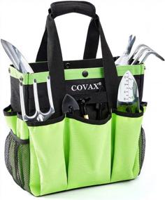 img 4 attached to Heavy-Duty Garden Tool Bag With Pockets - Tote Storage Organizer For Gardening Kit And Necessities (Bag Only)