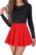 chic high-waisted skater & tennis skirts with shorts and pockets for women - flattering pleated a-line styles logo