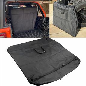 img 4 attached to Держите свои аксессуары Jeep организованными и безопасными с нашей сумкой для хранения панелей свободы жесткого верха