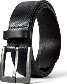 img 4 attached to Premium Italian Casual Men's Accessories: Lebrutt Genuine Leather Collection