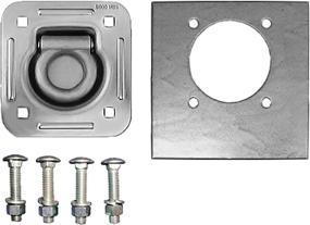 img 1 attached to Brophy Recessed Tie-Down Plate Kit with D-Ring