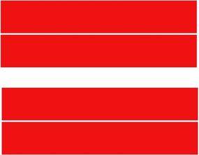 img 2 attached to Stripes Universal Compatible Sticker Stripe（Red）