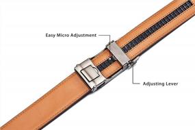 img 1 attached to CHAOREN 40Mm Ratchet Belt Buckle Only For 1 3/8 Slide Belt Strap, Automatic Click Buckle Adjustable