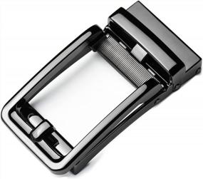 img 4 attached to CHAOREN 40Mm Ratchet Belt Buckle Only For 1 3/8 Slide Belt Strap, Automatic Click Buckle Adjustable