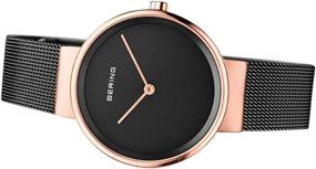 img 2 attached to ⌚ Stylish and Reliable BERING Unisex Analogue Quartz Watch with Stainless Steel Strap