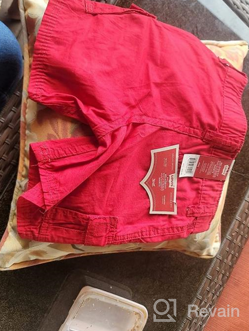 img 1 attached to 🩳 Functional and Stylish Levis Westwood Cargo Shorts for Boys - Steel Shorts Collection review by Mark Quarterman