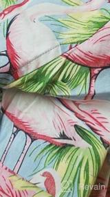 img 4 attached to Mens Hawaiian Short Sleeve Button Down/Up Shirt Visive