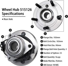 img 1 attached to MACEL Bearing Assembly Compatible 2009 2010