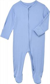 img 2 attached to Soft And Comfy Aablexema Baby Footie Pajamas: The Ultimate Sleep Essentials For Your Little Ones