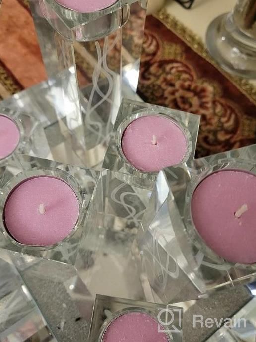 img 1 attached to COCODOR Scented Tealight Candles / Black Cherry / 25 Pack / 4-5 Hour Extended Burn Time / Made In Italy, Cotton Wick, Scented Home Deco, Fragrance, Mother'S Day review by Zha Rivera