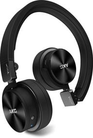 img 4 attached to 🎧 AKG Y45BT Black Wireless Bluetooth Headphone with NFC, On-Ear Design and By-Pass Cable, Black