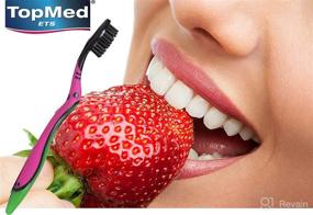 img 1 attached to 🚬 Enhance Oral Health with TopMed Smokers Charcoal Toothbrush Extra