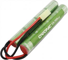 img 4 attached to Ovonic 9.6V 1600MAh NiMH Flat Rechargeable Battery Packs For Airsoft Gun