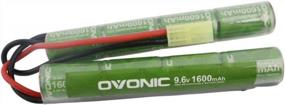 img 2 attached to Ovonic 9.6V 1600MAh NiMH Flat Rechargeable Battery Packs For Airsoft Gun