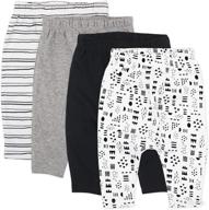 👶 honestbaby organic cotton cuff-less harem pants multi-pack for babies логотип