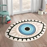 👁️ stylish and functional livebox all seeing eye area rug for bedroom and living room logo