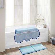 🐙 coolbebe octopus pattern bath kneeler and elbow rest set – extra thick baby bath mat with pocket логотип