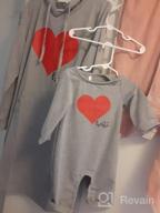 img 1 attached to Girls' Matching Black Heart Pattern Clothing Set by PopReal review by Chris Prix