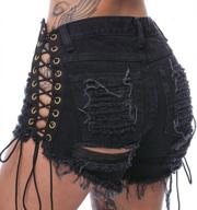women's sexy cut off low waist denim shorts jean mini hot pants by cresay logo
