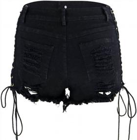 img 1 attached to Women'S Sexy Cut Off Low Waist Denim Shorts Jean Mini Hot Pants By Cresay