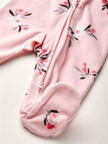 img 2 attached to 👶 Pack of 2 Unisex Babies' Microfleece Footed Zip-Front Sleep and Play by Amazon Essentials