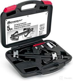 img 2 attached to Powerbuilt 5-Piece Coil Spring Compressor Tool Kit - Remove Straight/Curved Coil Springs, Shock Absorbers - Foreign & Domestic - Includes Storage Case (648603)