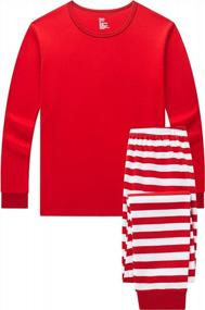 img 3 attached to Get Festive With Red Holiday Pajama Sets For The Whole Family This Christmas!