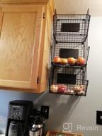 картинка 1 прикреплена к отзыву Organize Your Kitchen With Granrosi Set Of 2 Large Bronze Wire Storage Baskets от Rahman Lassiter